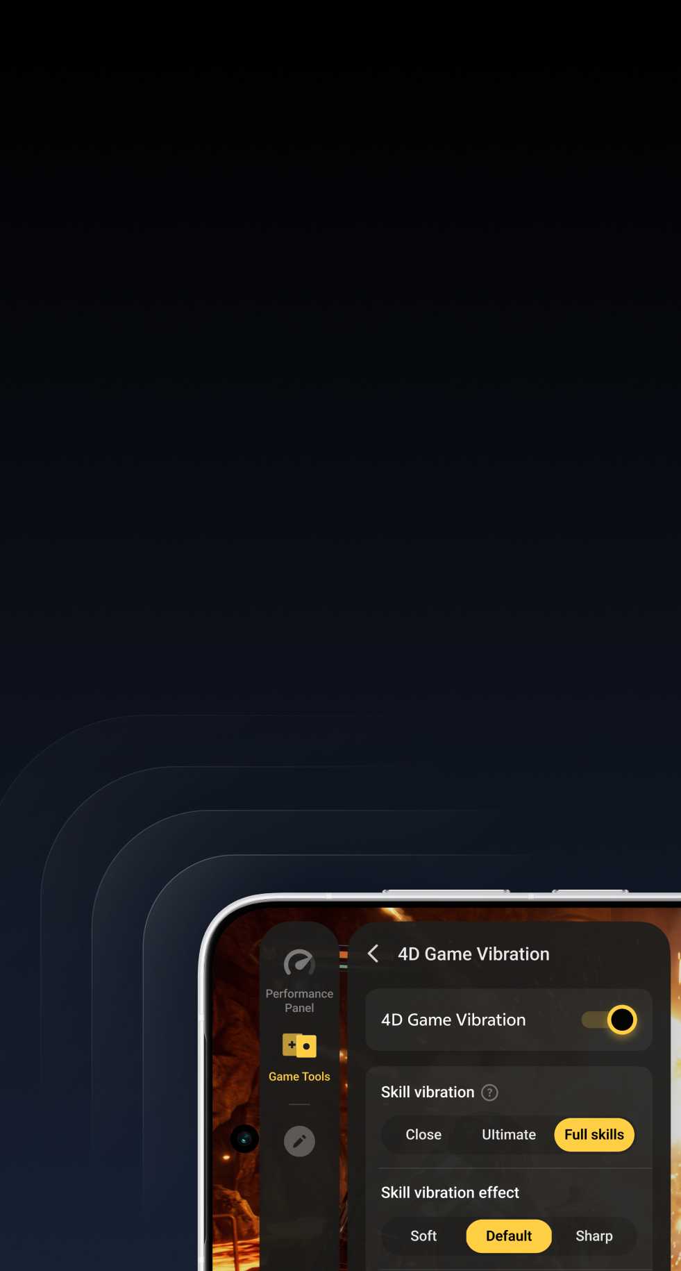 vivo OriginOS 7 with 4D game vibration