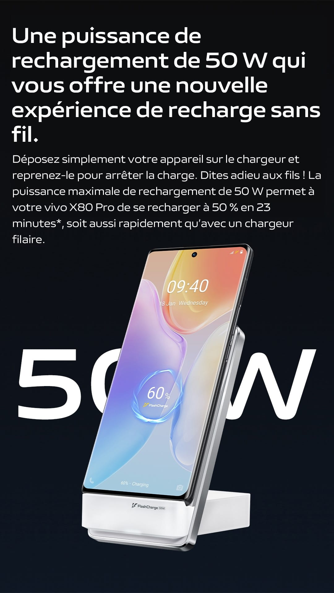 Chargeur Sans Fil Vertu AC-35V – Cuir Et Alu, Luxe, Occasion