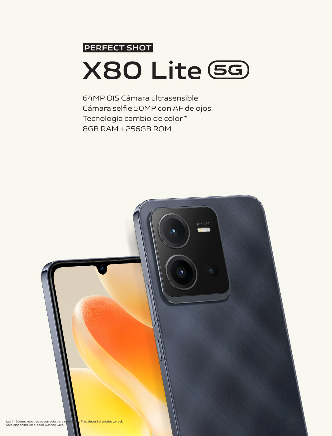 C Vivo X80 Lite 5g 256 GB SIMフリー　ブラック vivo X80 Lite: la foto perfecta | vivo España