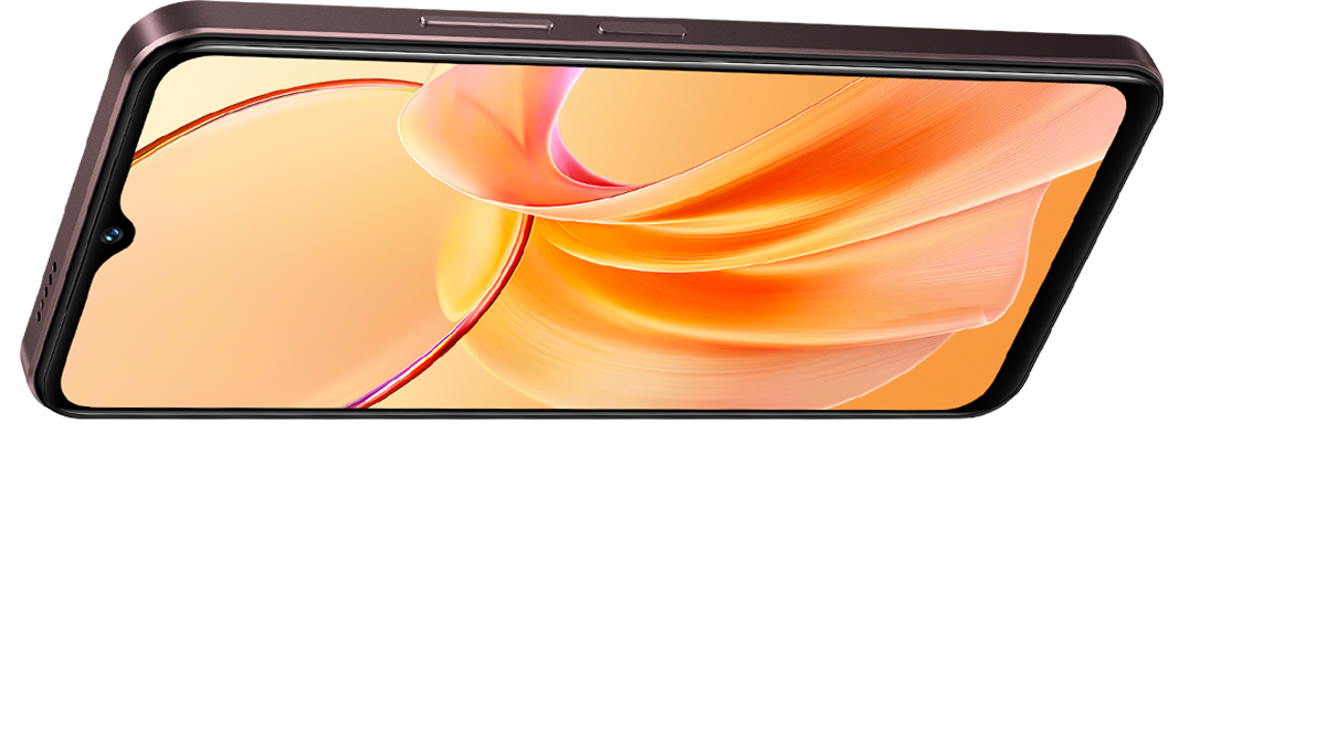 vivo Y28s 5G with dark mode screen