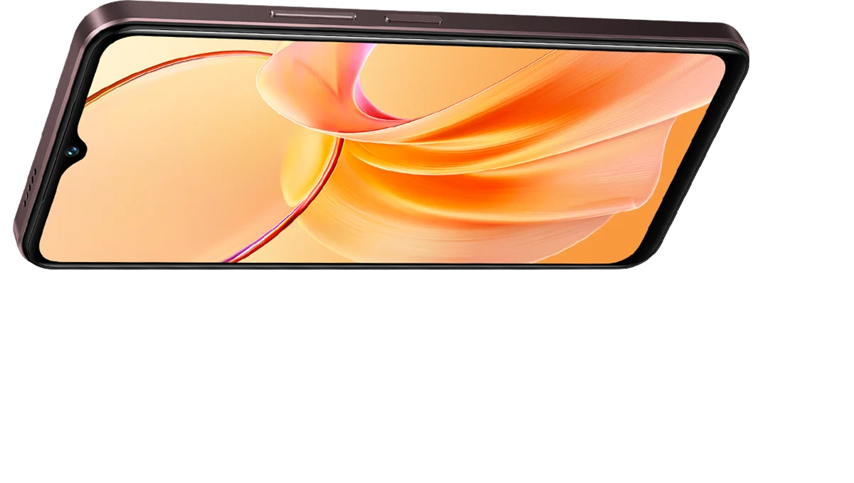 vivo Y28s 5G with dark mode screen