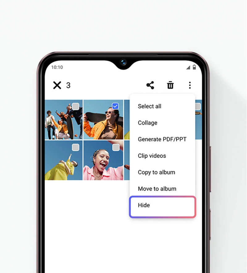 vivo Y28s 5G mit Funktion für ausgeblendete Fotos