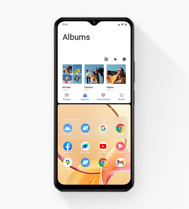 vivo Y28s 5G mit Bildschirmteilungsfunktion