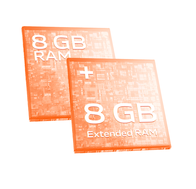 vivo Y28 con 8+8 GB di RAM espansa