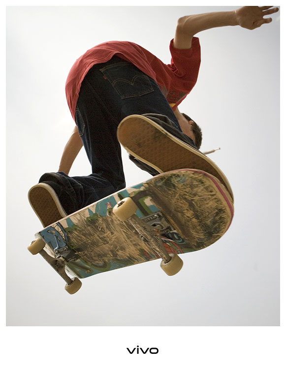 Ejemplo de foto capturada con un vivo Y28 con bordes de foto personalizados 
