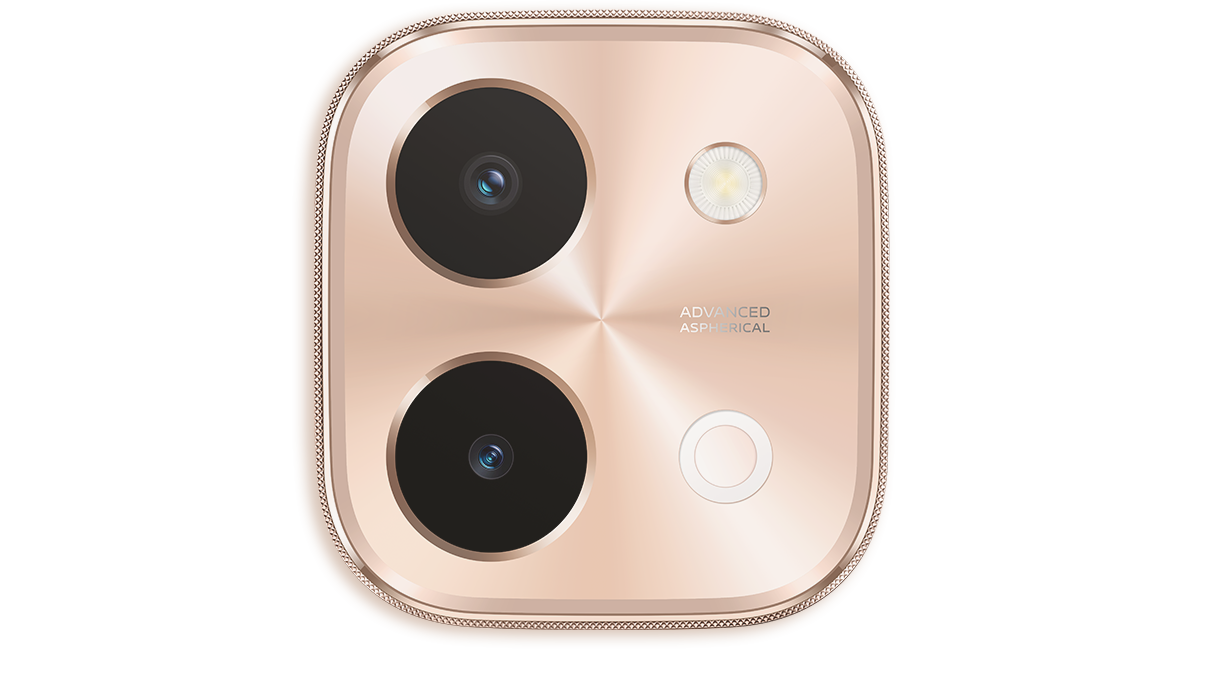 vivo Y28 con luz dinámica y cámaras de 50 MP y 2 MP