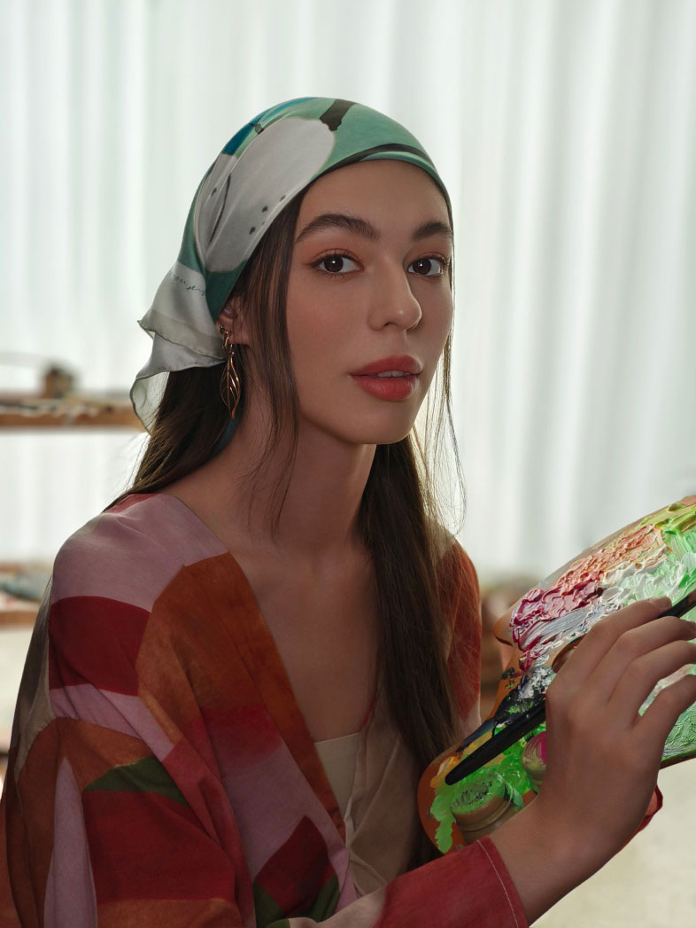 ukázková fotografie pořízená telefonem vivo V40 s 3D studiovým osvětlením za pomoci AI