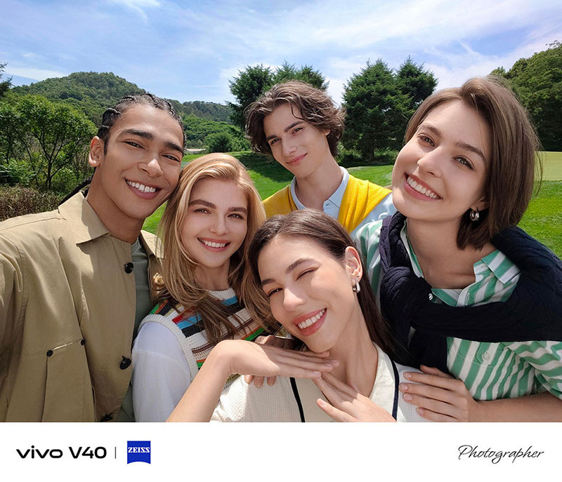 Fotobeispiel von vivo V40 mit 50 MP ZEISS Gruppenselfie-Kamera