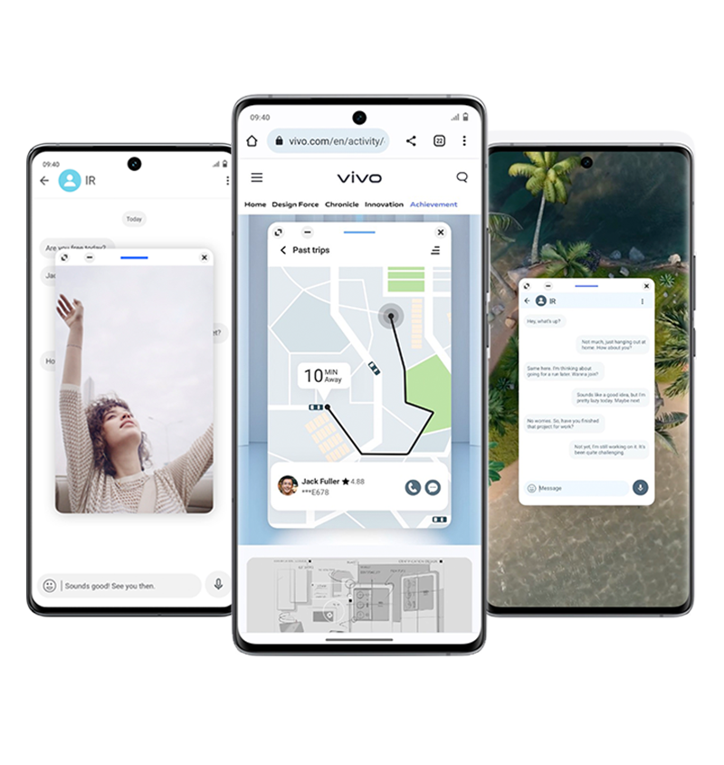 vivo V40 SE 5G with funtouch os 14 multitasking functions