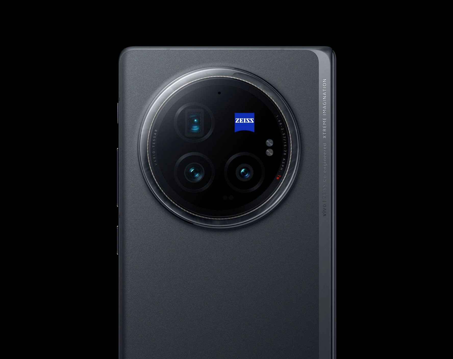 vivo X Fold3 Pro in eclipse black