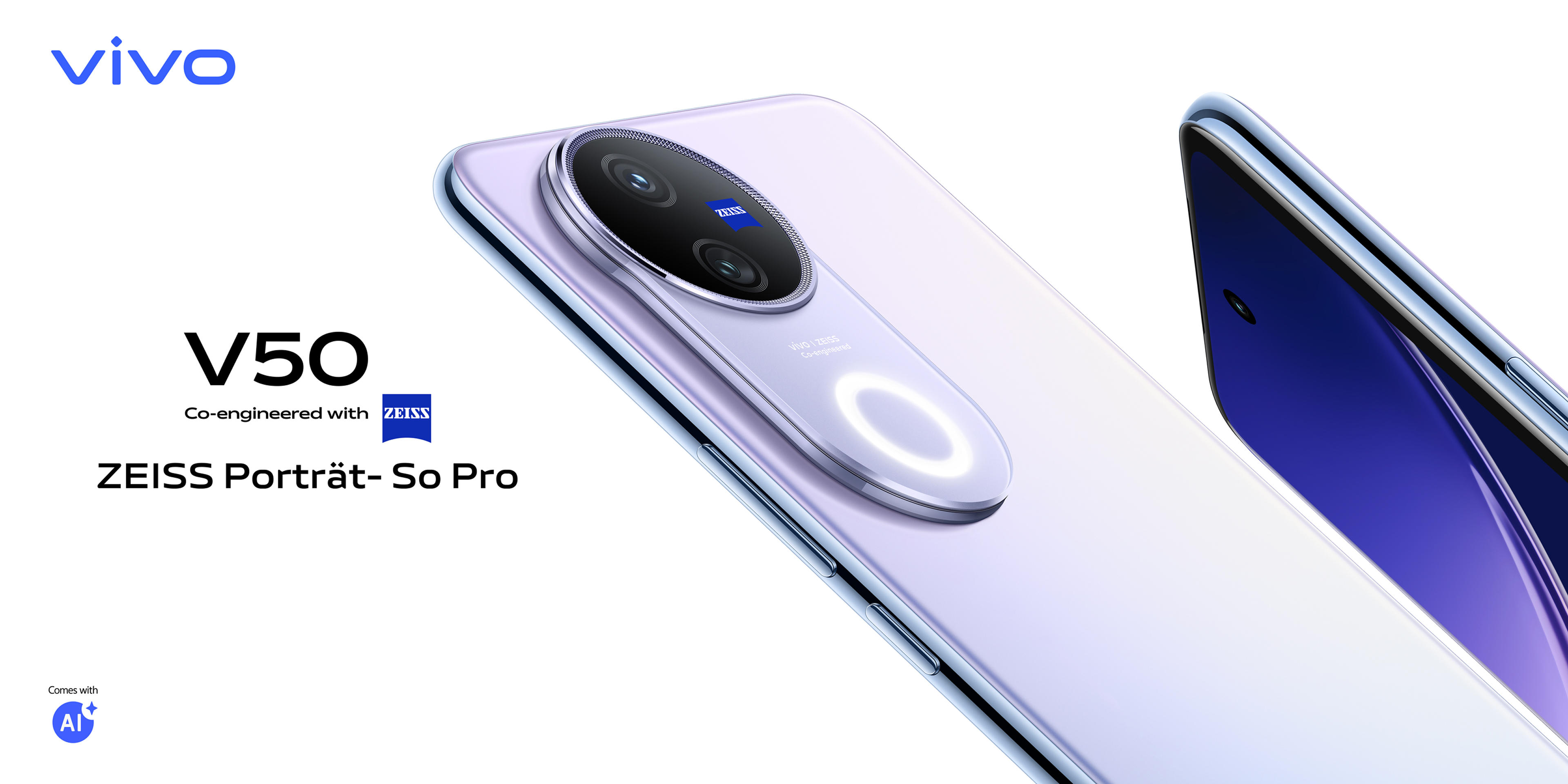 vivo V50 in Ancora Red