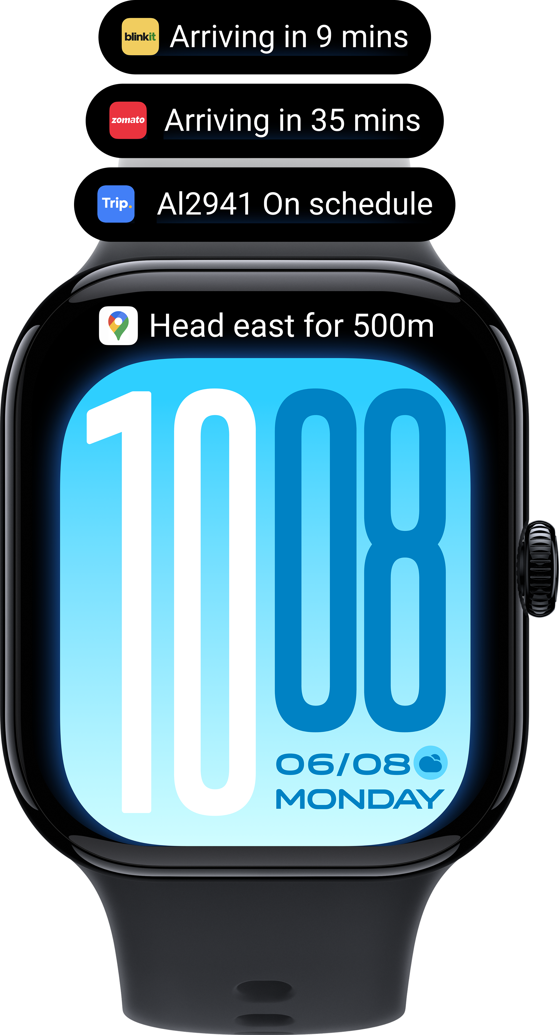 vivo Watch GT 2 with BlueOS 3.0 featuring Shortcut Cards function