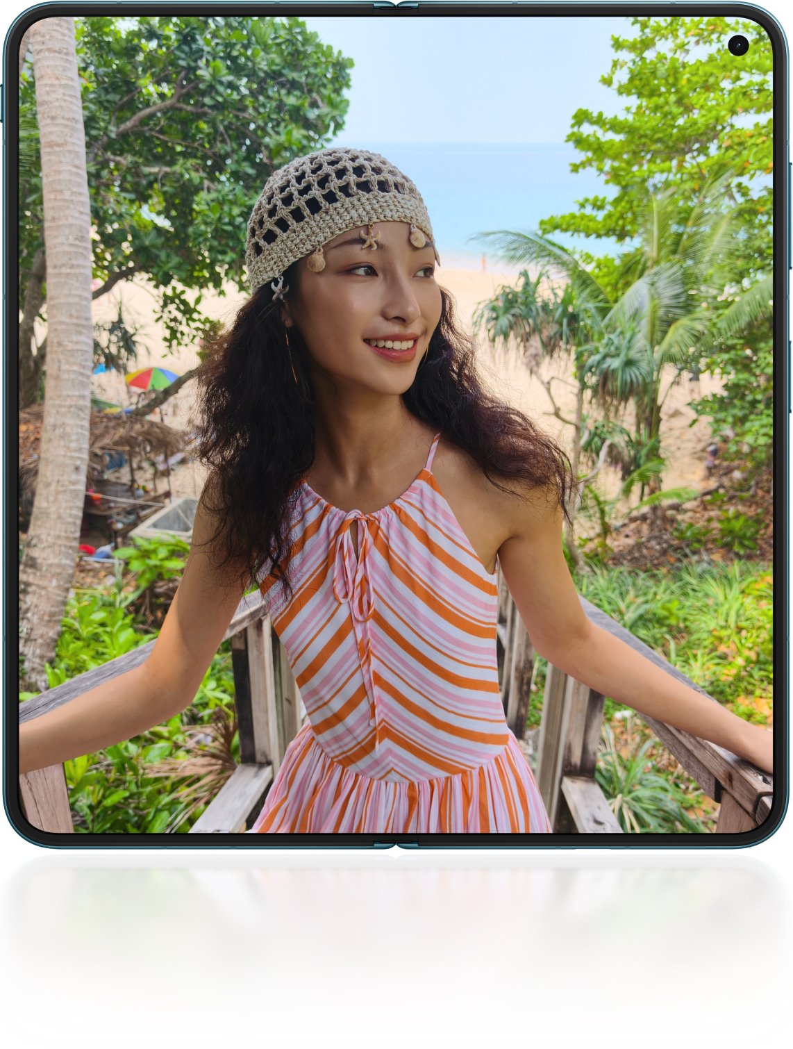 photo shot by vivo X Fold6 without using AI creative camera