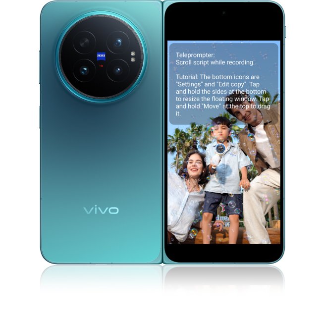 vivo X Fold6 with Split-Screen Preview