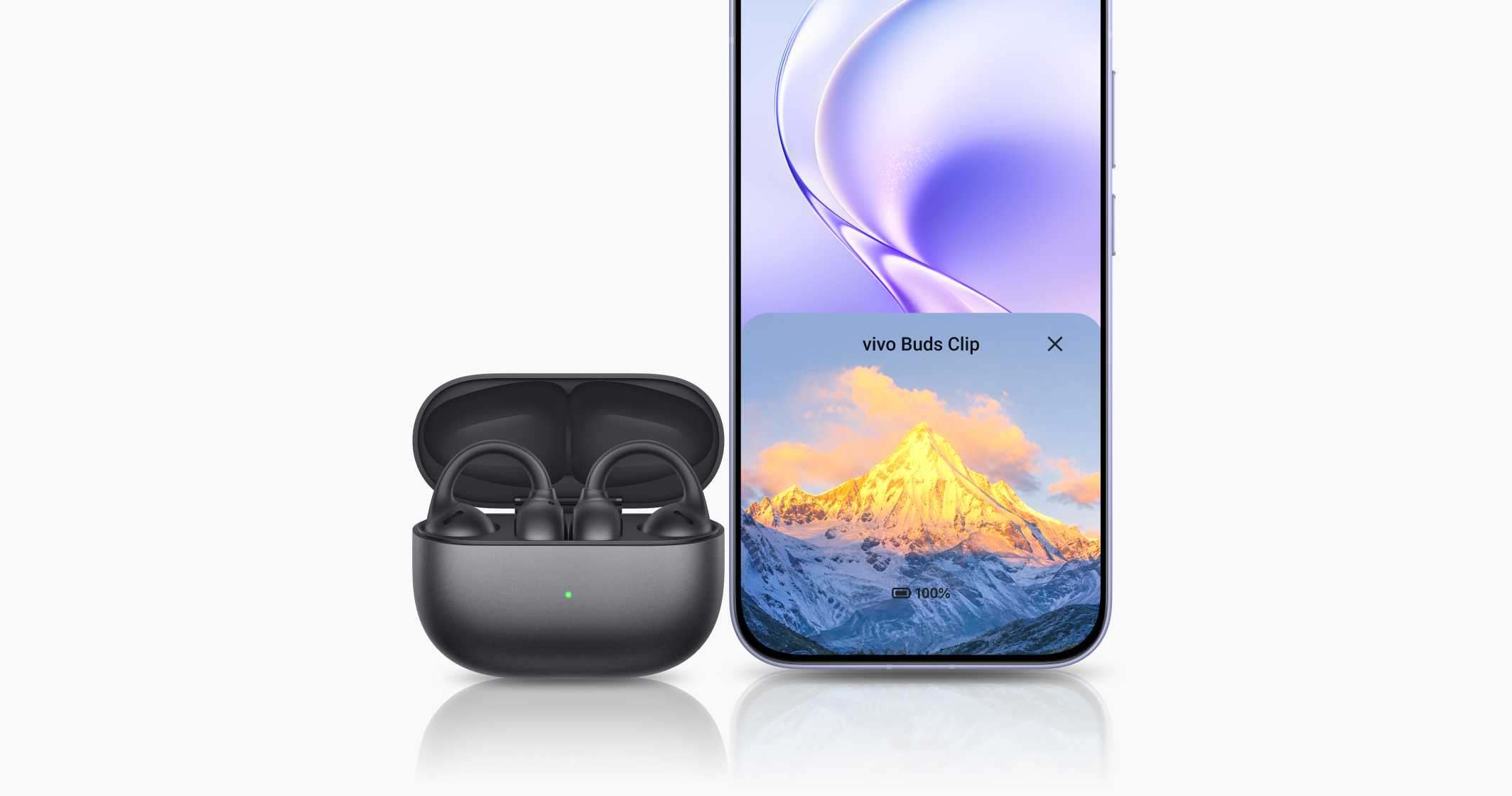 vivo Buds Clip with customizable themed pop-ups