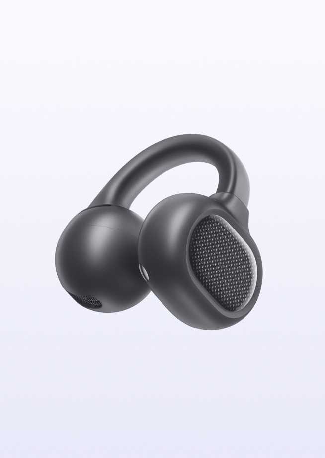 vivo Buds Clip in the color of Stardust Black
