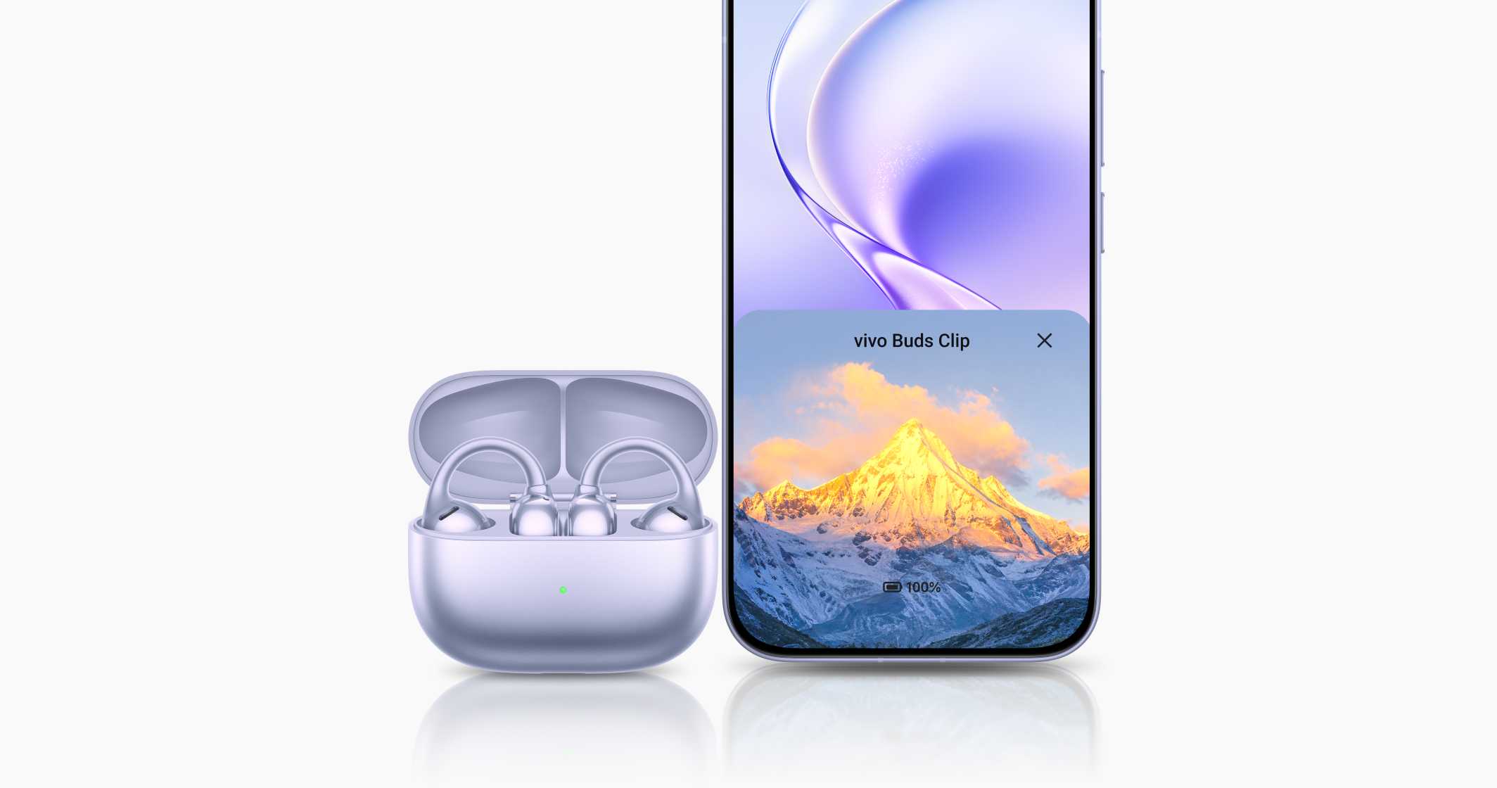 vivo Buds Clip with customizable themed pop-ups